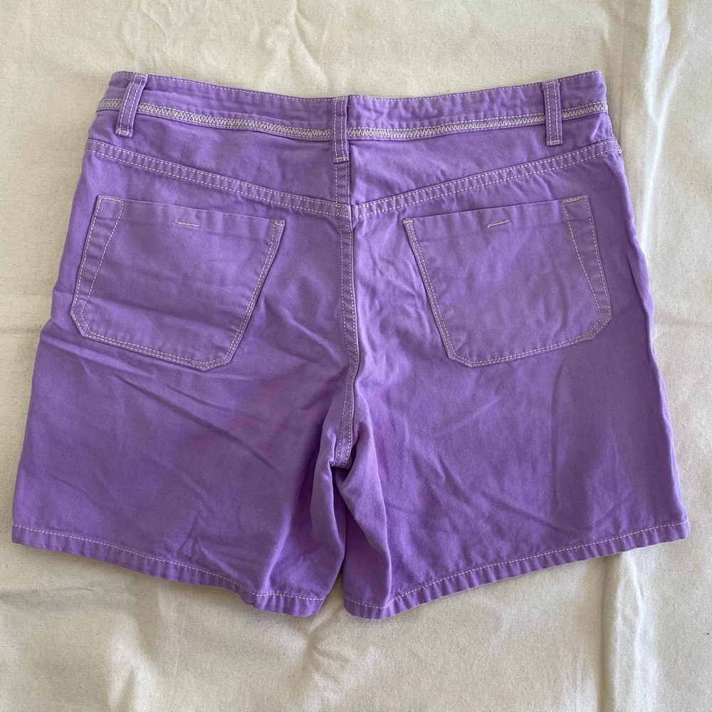 Faded Glory Originals Vibrant Lilac Purple Women's Shorts Modest Casual Size 8 - Picture 2 of 6